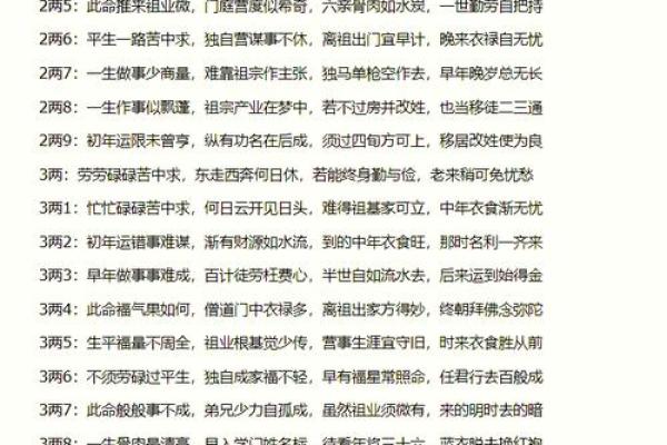 从生辰八字看人生的转折点