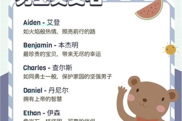 精选好听的小男孩英文名字，让宝宝更有魅力