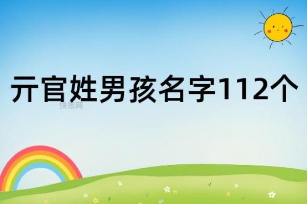 官姓宝宝名字精选：经典与现代交融