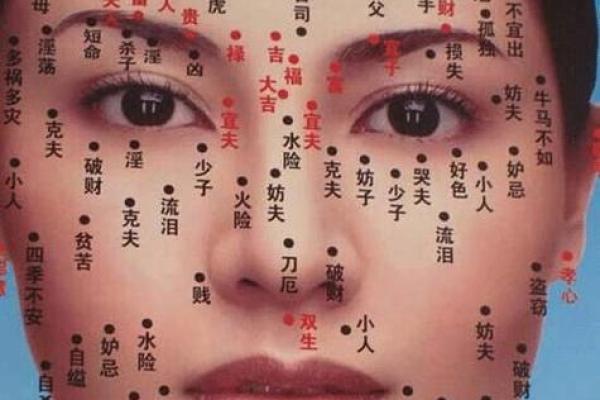 痣相宝典：男女脸部痣相图解，运势解析全攻略！