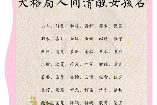 如何通过名字揭示女孩的性格特征