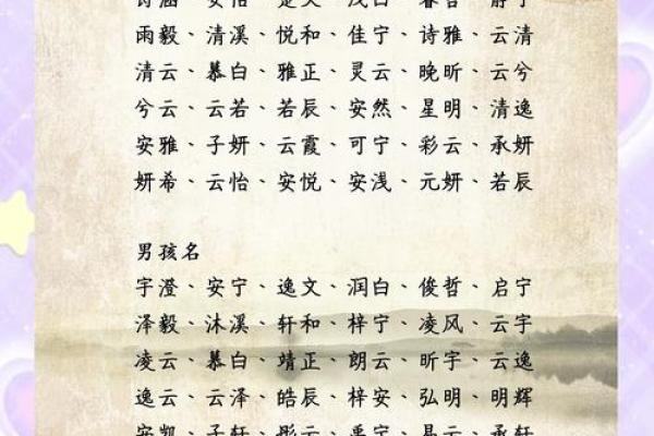 如何为孩子起一个文艺范儿的名字