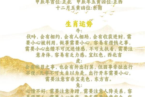 每日生肖运势最新解读