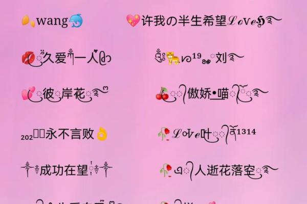 名字魅力大揭秘：网名中的个性与内涵
