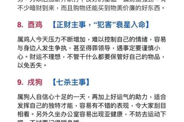 生肖运势：财运与感情运势详解