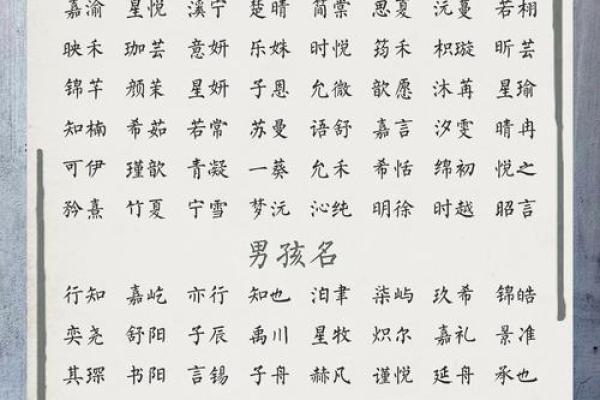 宝贝起名宝典