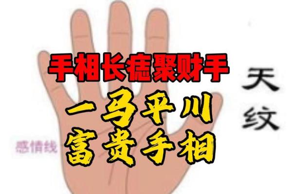 手相奥秘：16颗痣揭示你的命运轨迹与人生运势