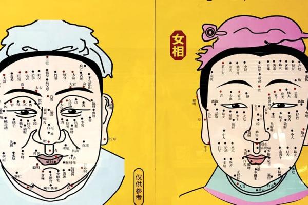 一图读懂运势：女人脸部痣相最准图，揭秘你的命运走向！