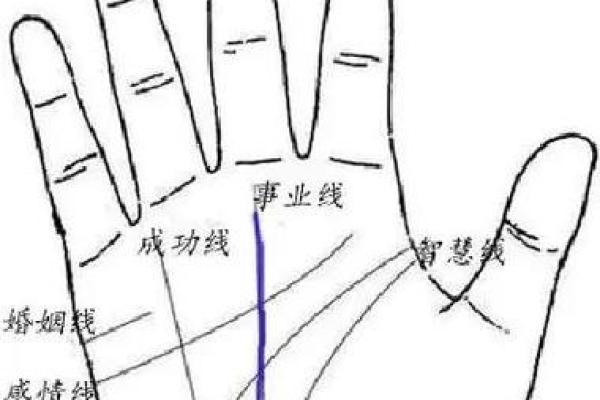 神秘直线手相：揭秘命运走向的神奇符号