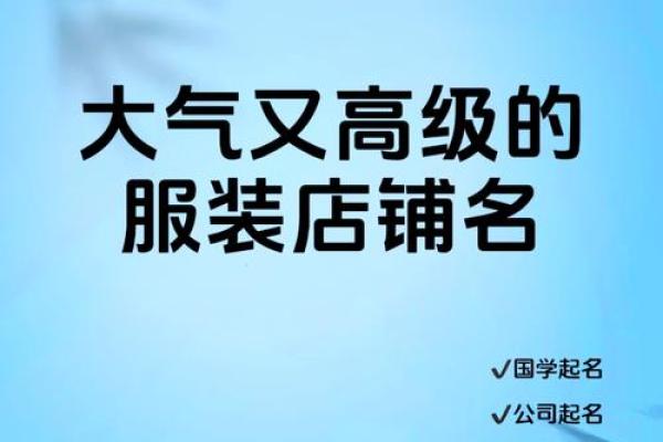 如何为服装管理公司起个既专业又吸引人的名字