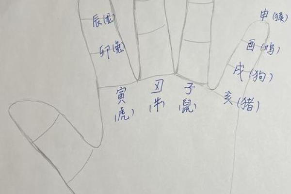 十二地支掌中现：探寻命理奥秘的神奇掌纹