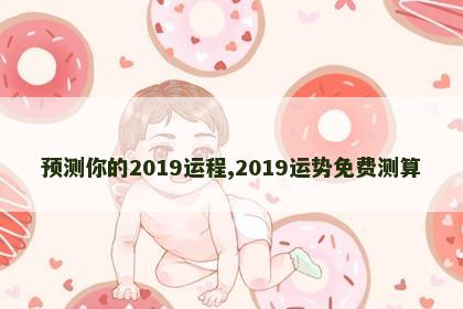 预测你的2019运程,2019运势免费测算