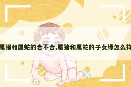 属猪和属蛇的合不合,属猪和属蛇的子女缘怎么样