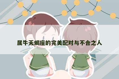 属牛天蝎座的完美配对与不合之人