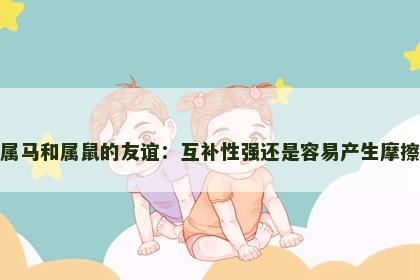 属马和属鼠的友谊：互补性强还是容易产生摩擦