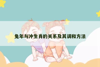 兔年与冲生肖的关系及其调和方法
