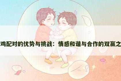 鼠鸡配对的优势与挑战：情感和谐与合作的双赢之道